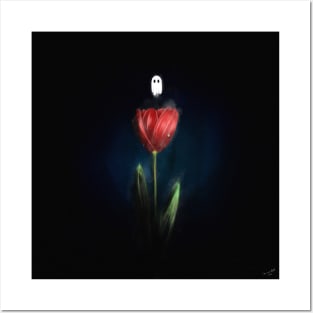 Boys are born in cabbages, girls in roses, ghosts in tulips Posters and Art